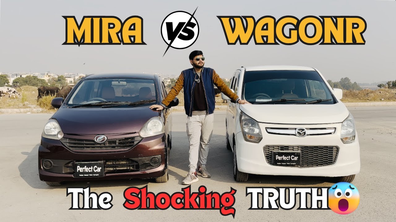 Mira vs  WagonR | Which One is Good | A Detailed Comparison of Daihatsu Mira Vs. Suzuki WagonR