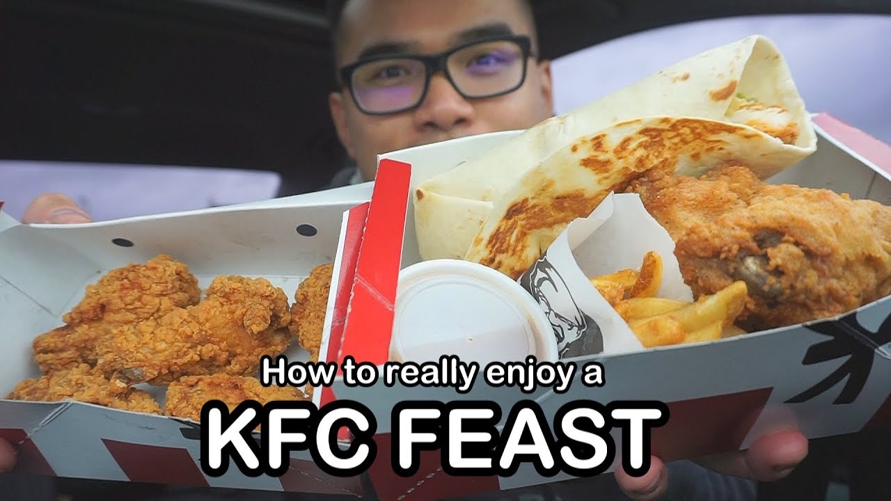 How to really enjoy a KFC FEAST *MUKBANG