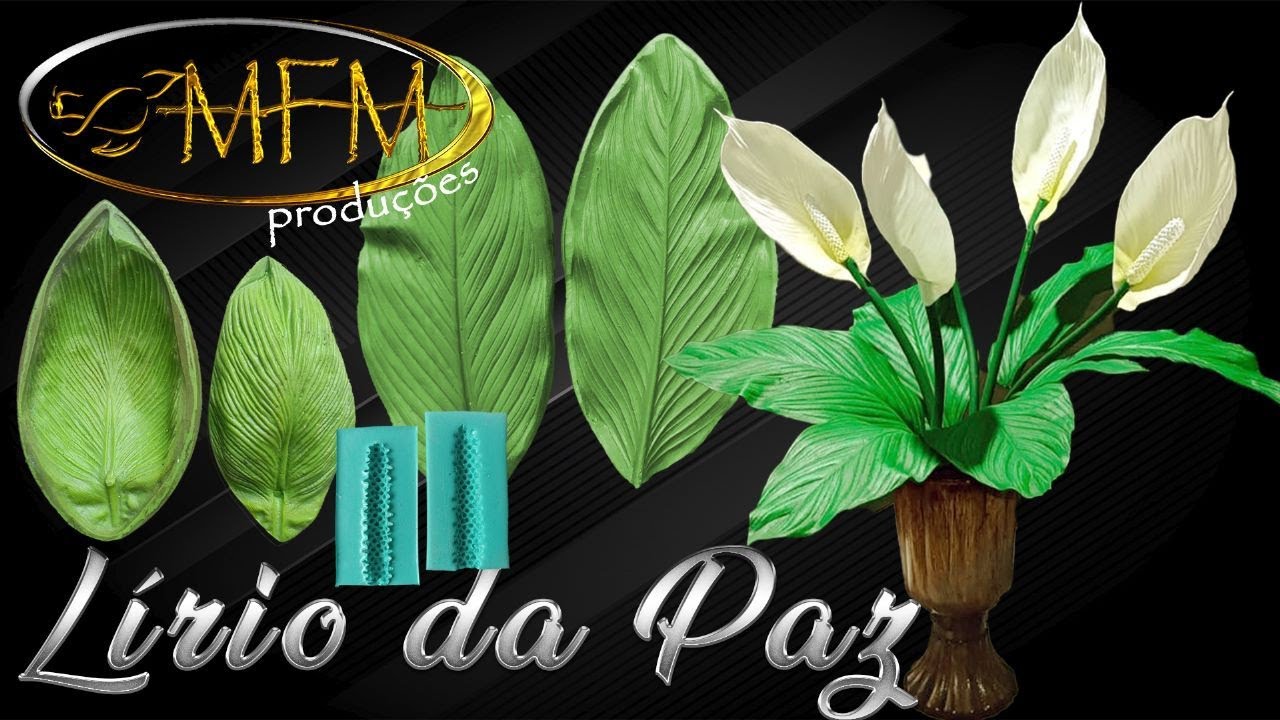 Kit Lírio da Paz - Flor, Folha e Pistilo