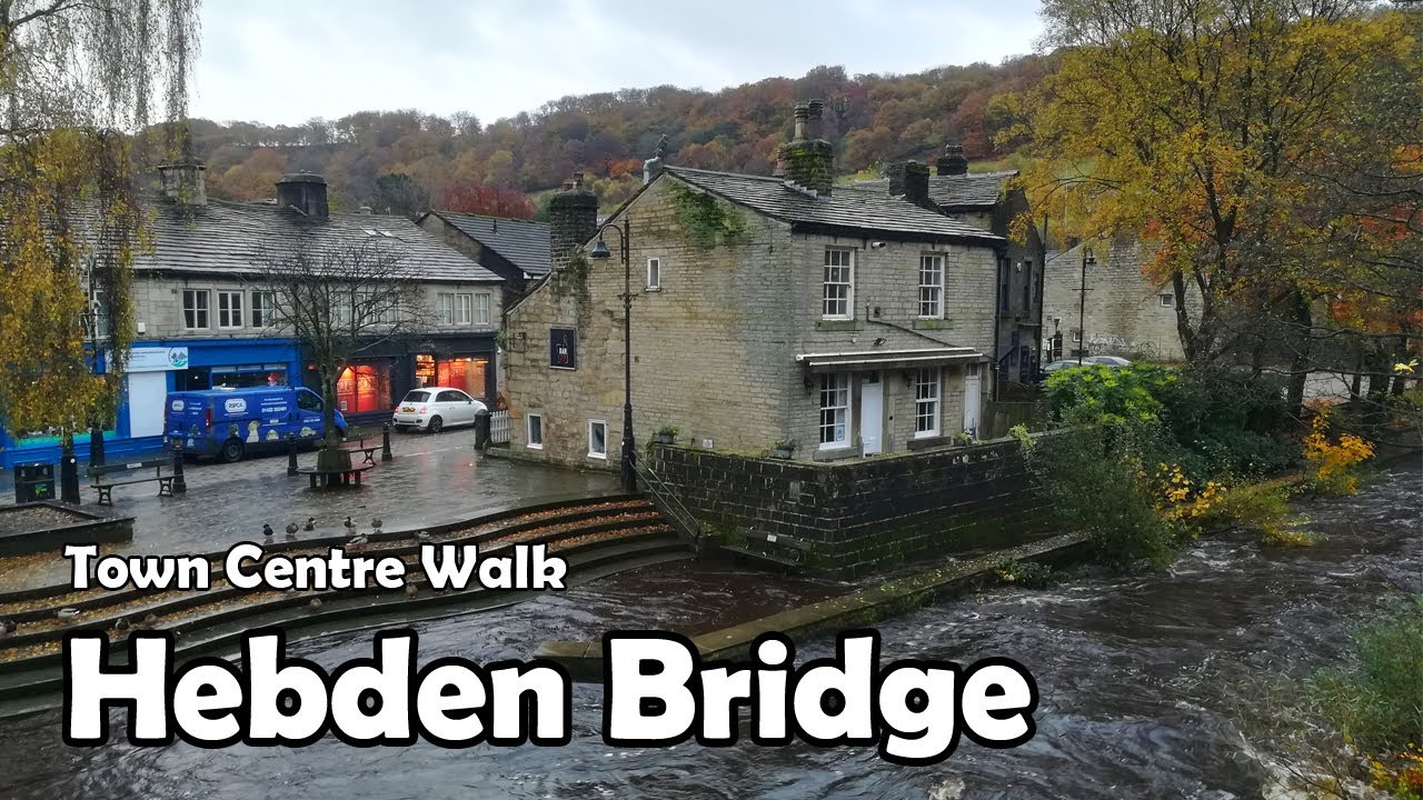Hebden Bridge, West Yorkshire | Town Centre Walk 2020