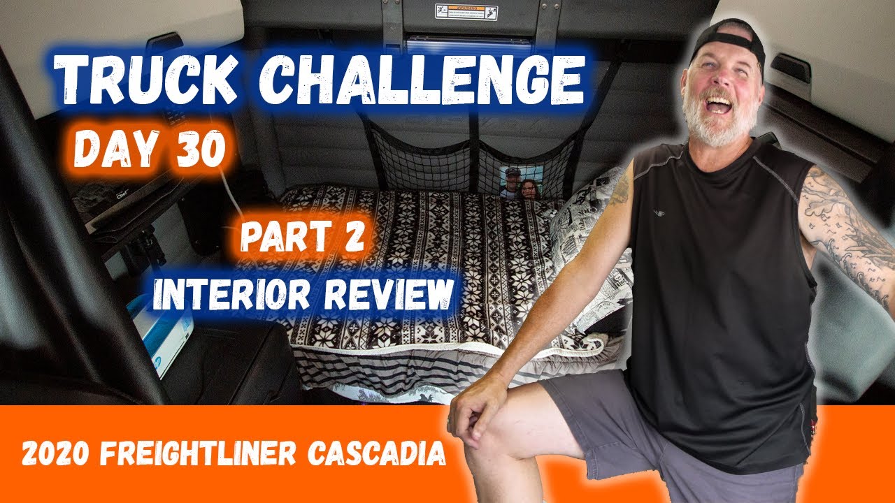 ОБЗОР ИНТЕРЬЕРА Freightliner Cascadia 2020 (электрическая система APU, освещение, шкафы, койка, х...