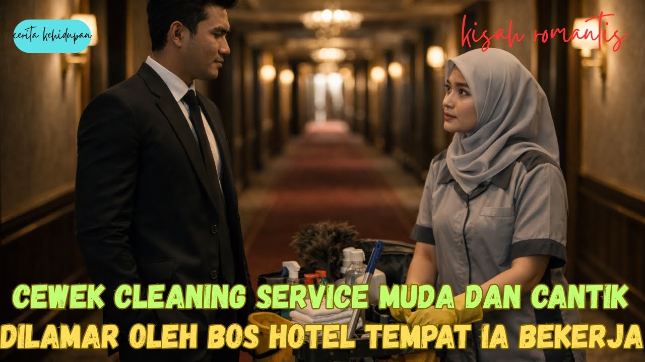 gadis petugas cleaning service cantik bikin bos hotel jadi pingin nikahin !!!
