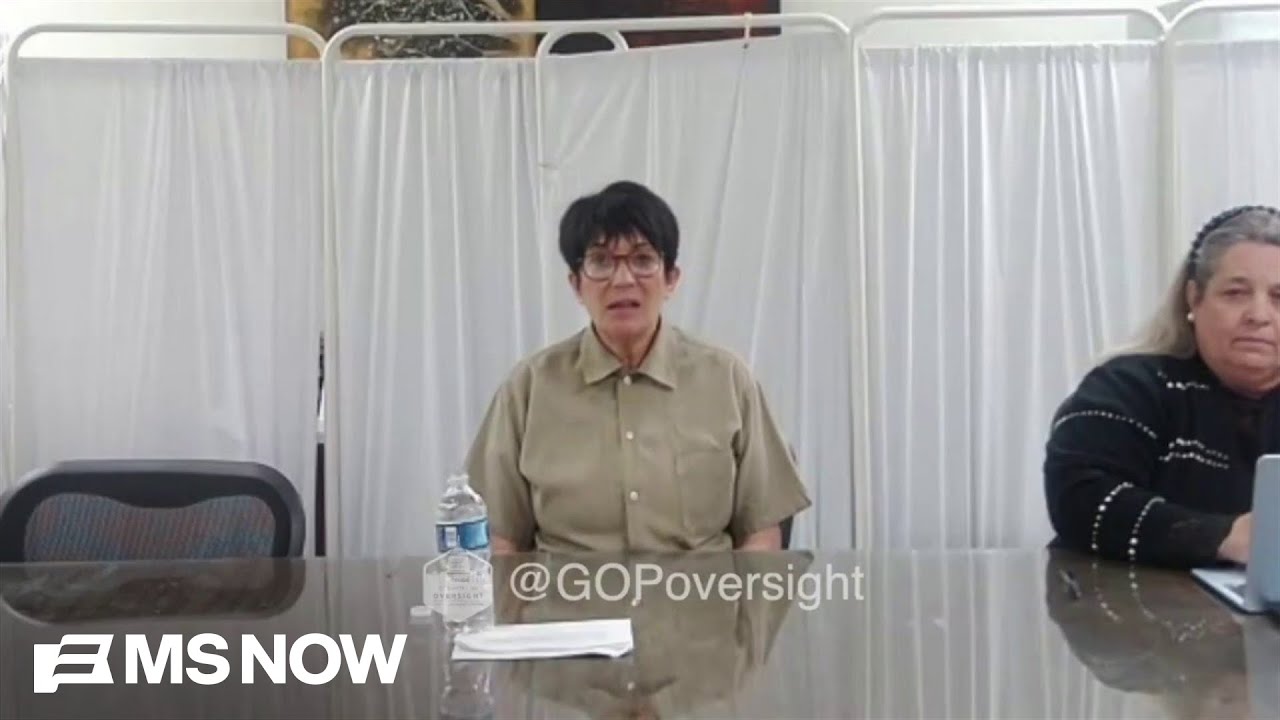 See it: Ghislaine Maxwell invokes Fifth Amendment in new House deposition video