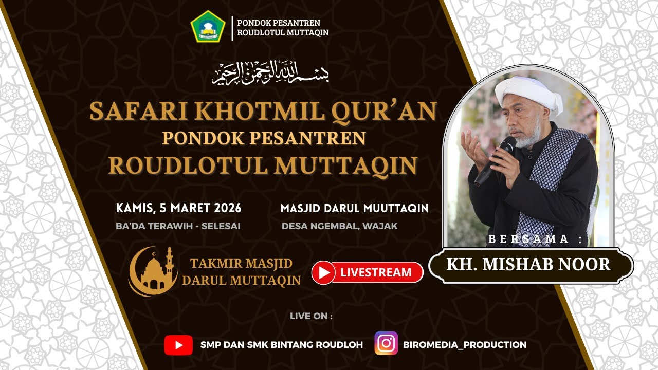 SAFARI KHOTMIL QUR'AN DI MASJID DARUL MUTTAQIN NGEMBAL WAJAK