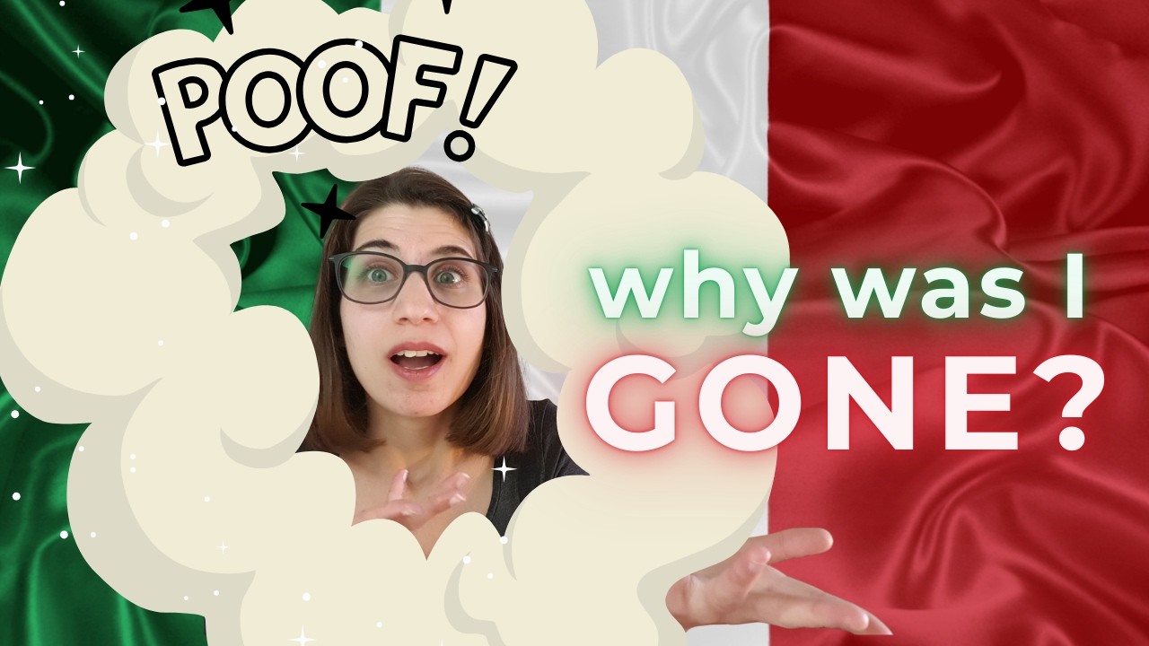 Perché sono sparita 20 giorni? | Italian Listening with double subtitles