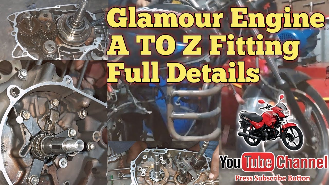  Hero Glamour Engine  Fiting Full Details हीरो ग्लैमर का इंजन कैसे फिटिंग करें