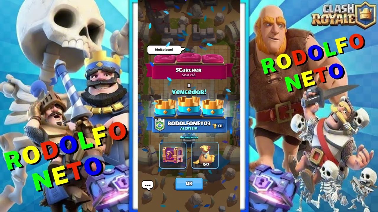3º dia no Clash Royale: 369 troféus e Arena 2 liberada! #clashroyale 