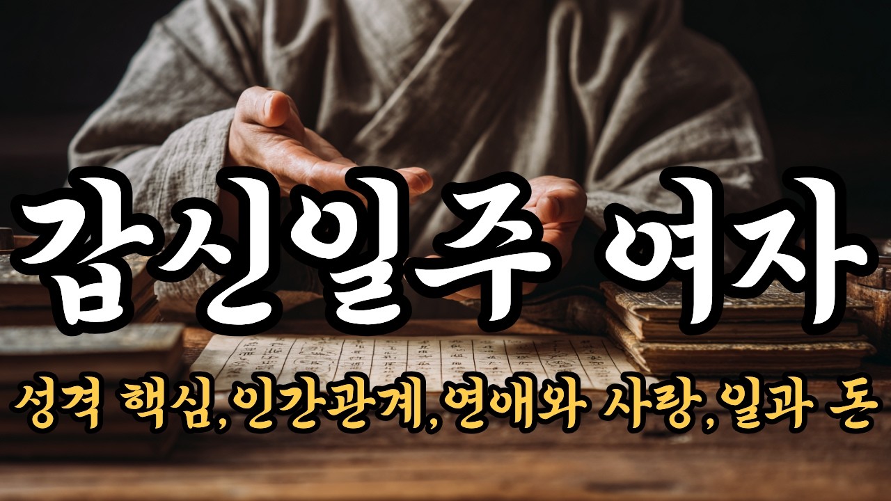 갑신일주 여자 (갑신일주 女 차가운 게 아니라 선명한 거)