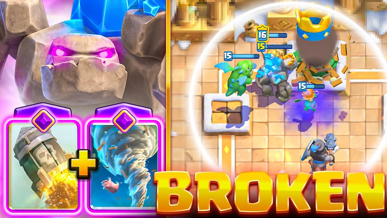 TOP LADDER with THE MOST BROKEN GOLEM ROCKET DECK in 2026🔥