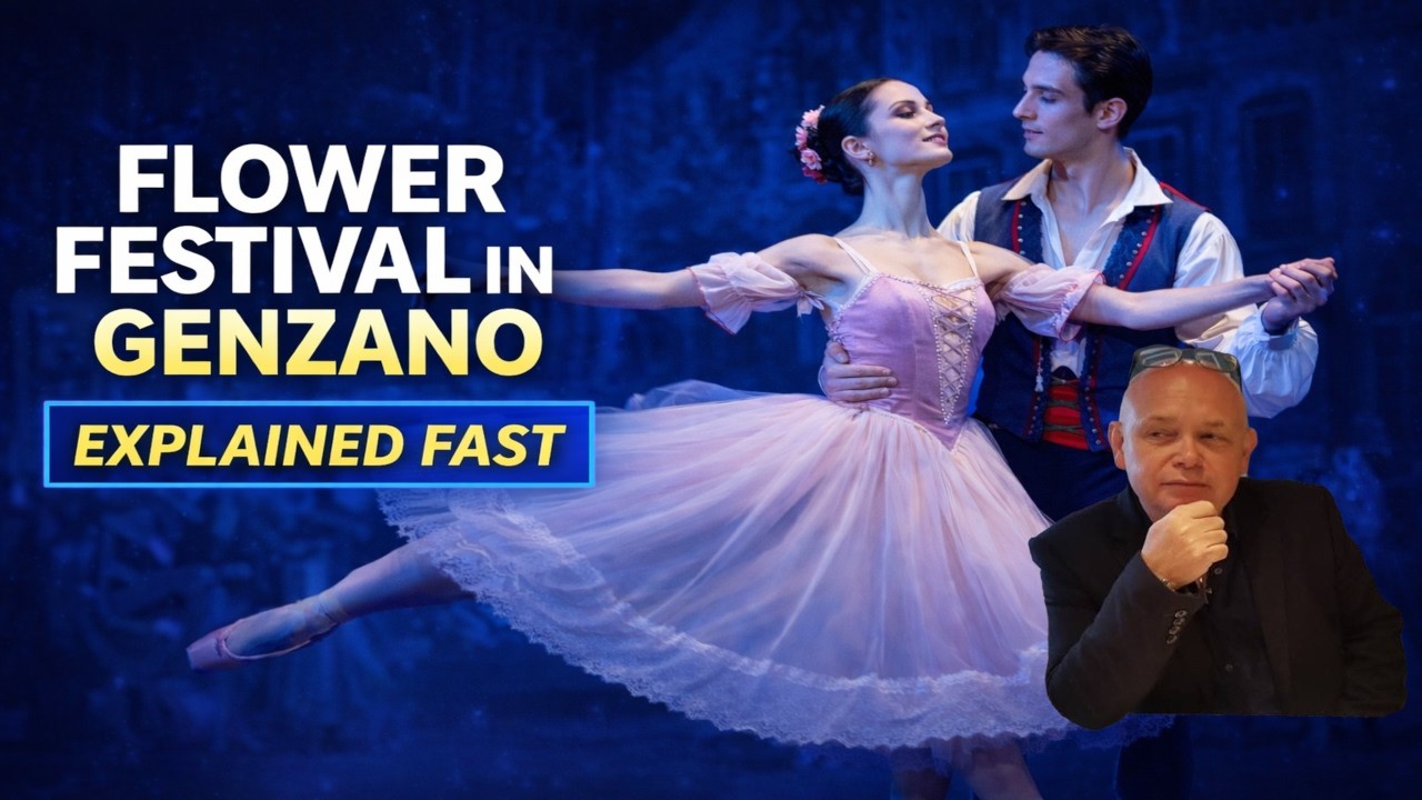 FLOWER FESTIVAL IN GENZANO  -  The BALLET Story Explained FAST