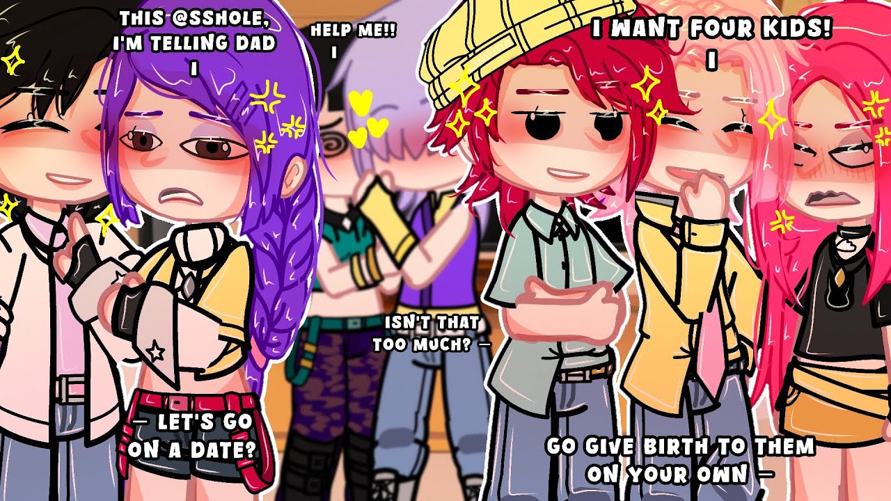 HUNTRIX Say Yes to SAJA Boys for 24 Hours || KPOP Demon Hunters || Ships || Short Skit || Gacha