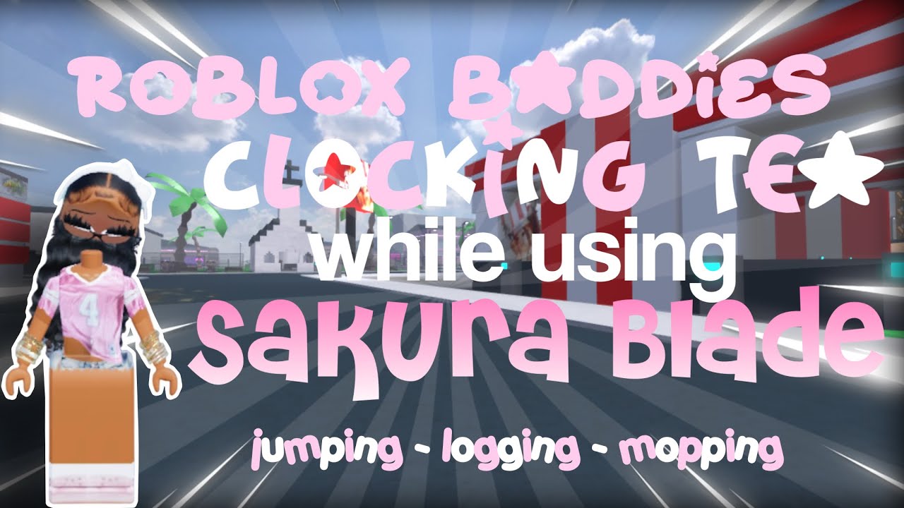 Clocking Tea while Using Sakura Blade in ROBLOX Baddies!