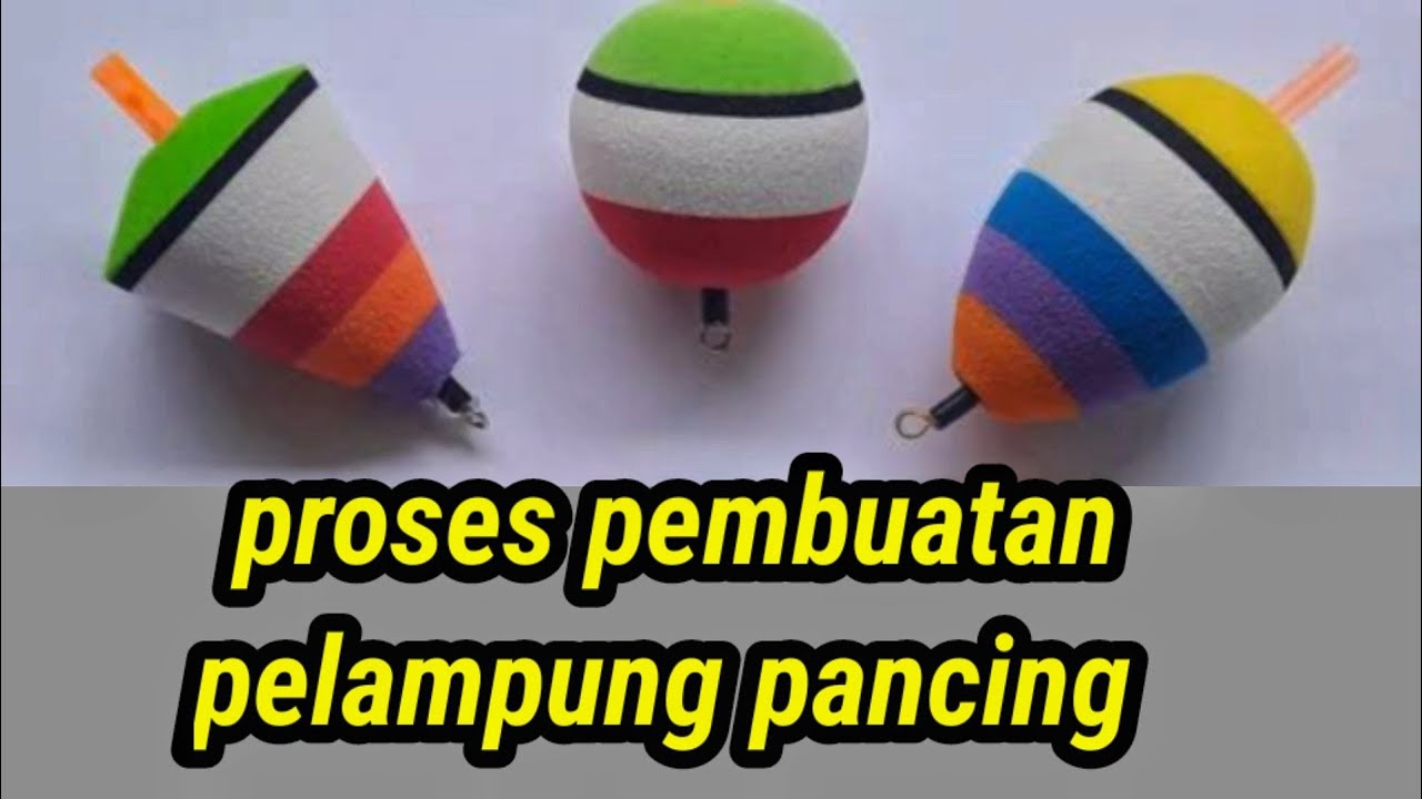 Cara membuat pelampung pancing dari sandal bekas