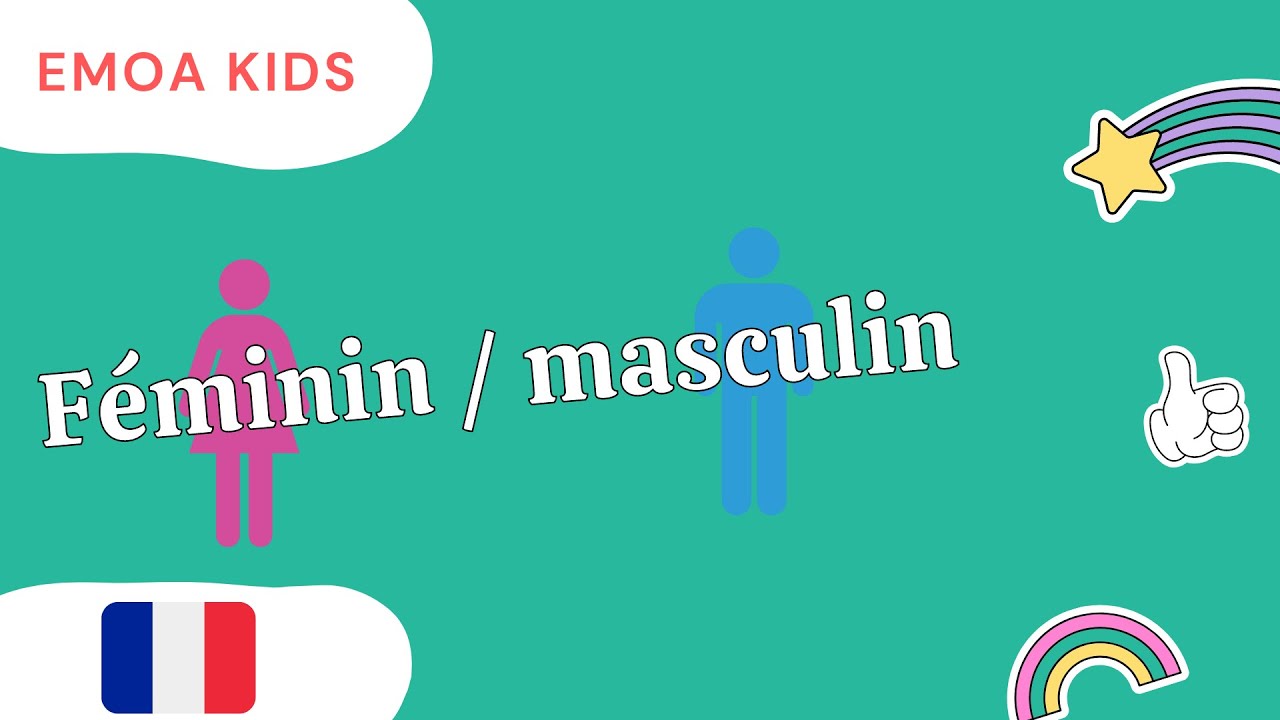 French grammar for kids / féminin - masculin