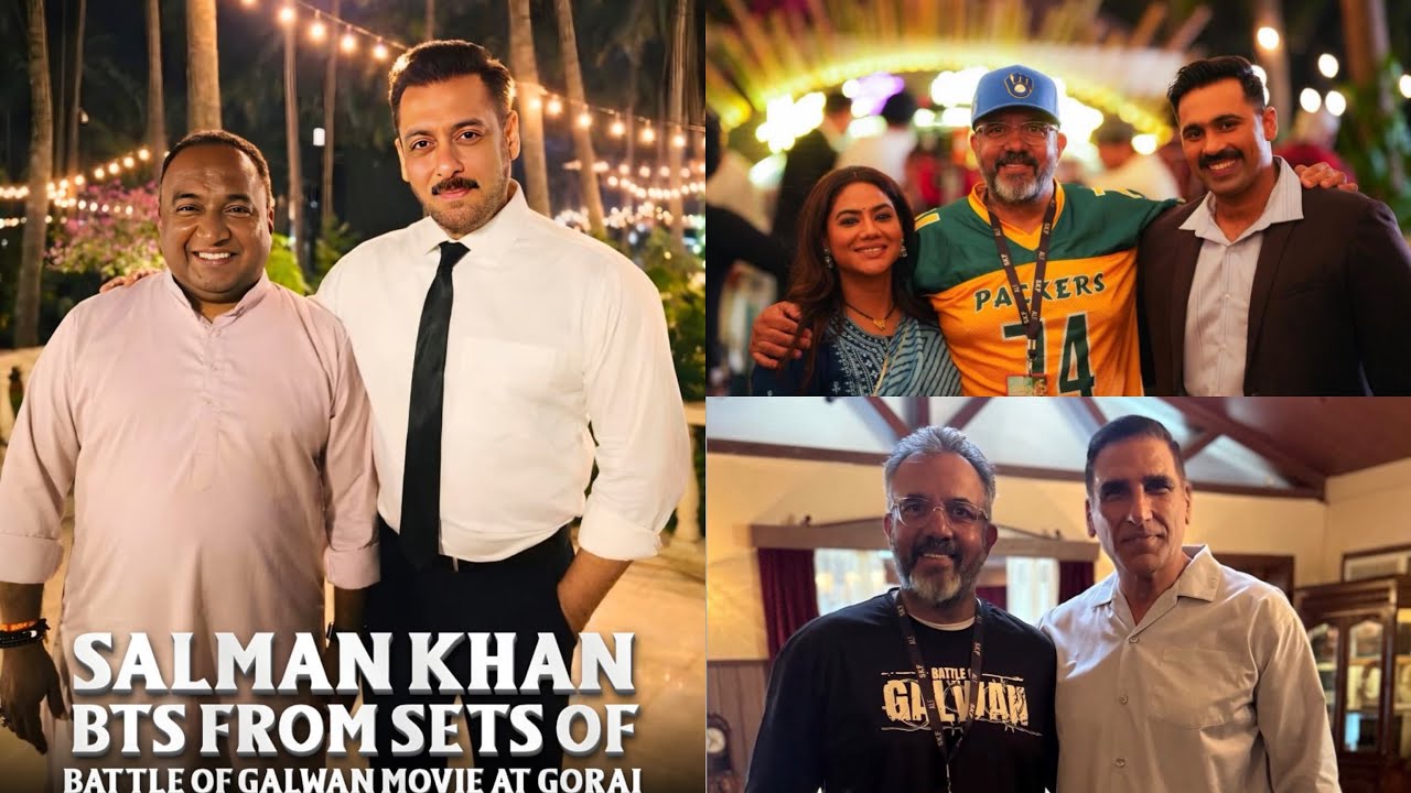 Exclusive Stills Of Salman Khan From Sets Of Battle Of Galwan Movie Shooting In Mumbai🔥