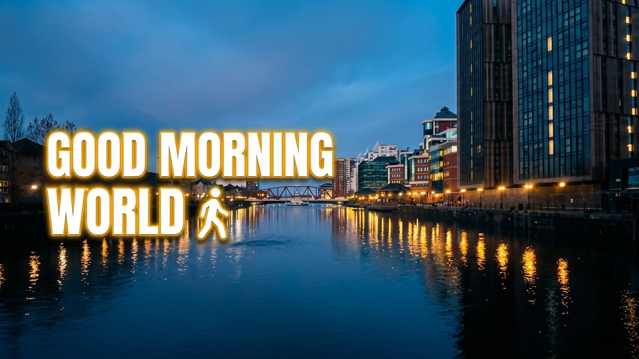 Secret Salford at 6AM 🌅 | Erie Basin, Salford Broadway & Ordsall Park Walk 4K ASMR