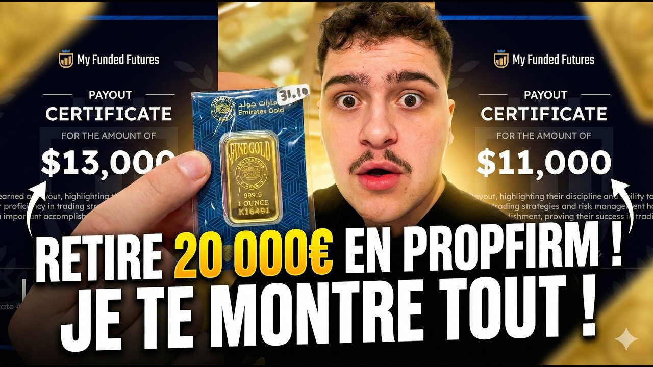 JE RETIRE 20 000$ EN PROPFIRM ( je te montre tout )