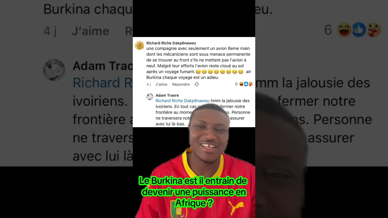 Le Burkina est il entrain de devenir une puissance en Afrique. Croyons en nous dit le Capitaine IB🇧🇫