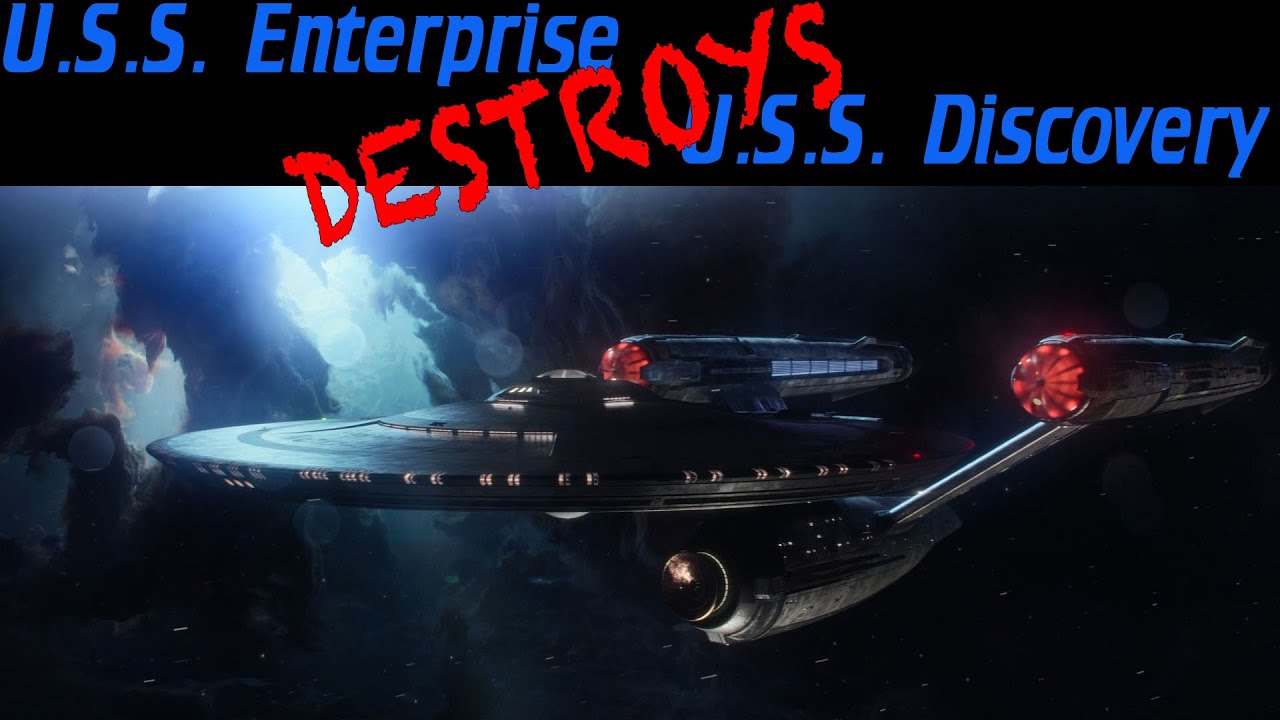 Enterprise DESTROYS Discovery / Short Treks: Farewell Discovery (HD)