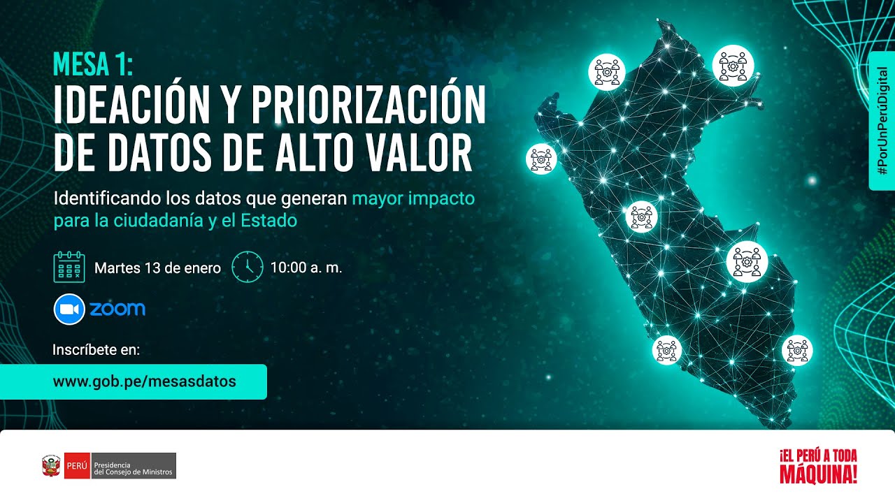 Mesa 1: Ideación y priorización de datos de alto valor