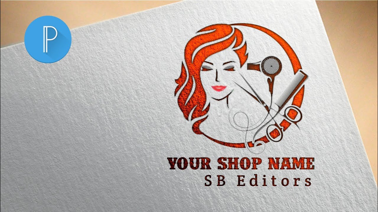 Beauty parlor logo design how to make beauty parlor logo design on pixellab complete tutorial