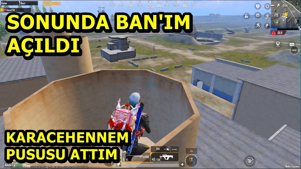 SONUNDA BANIM AÇILDI ! EFSANE GİZLİ YERE PUSTUM LİVİK ERANGEL  SOLO VS SQUAD PUBG MOBİLE