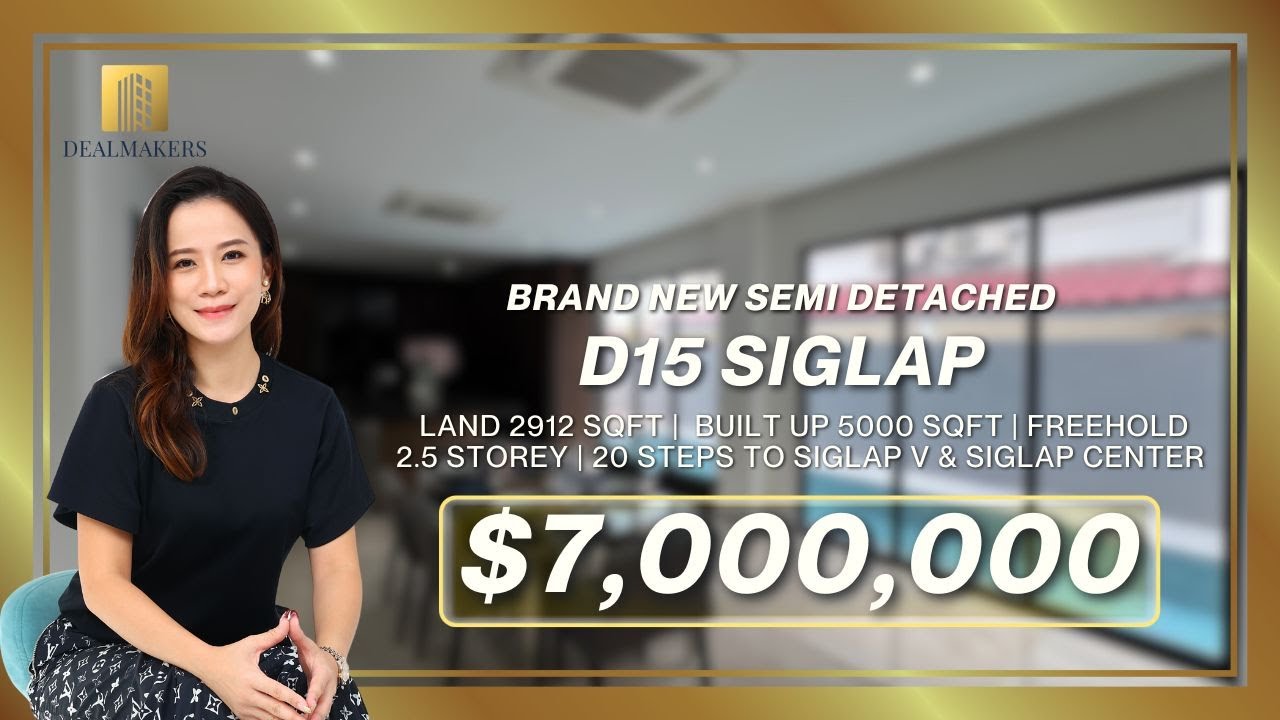 D15 Siglap Brand New Semi Detached | 2.5 Storeys with Attic + Swimming Pool