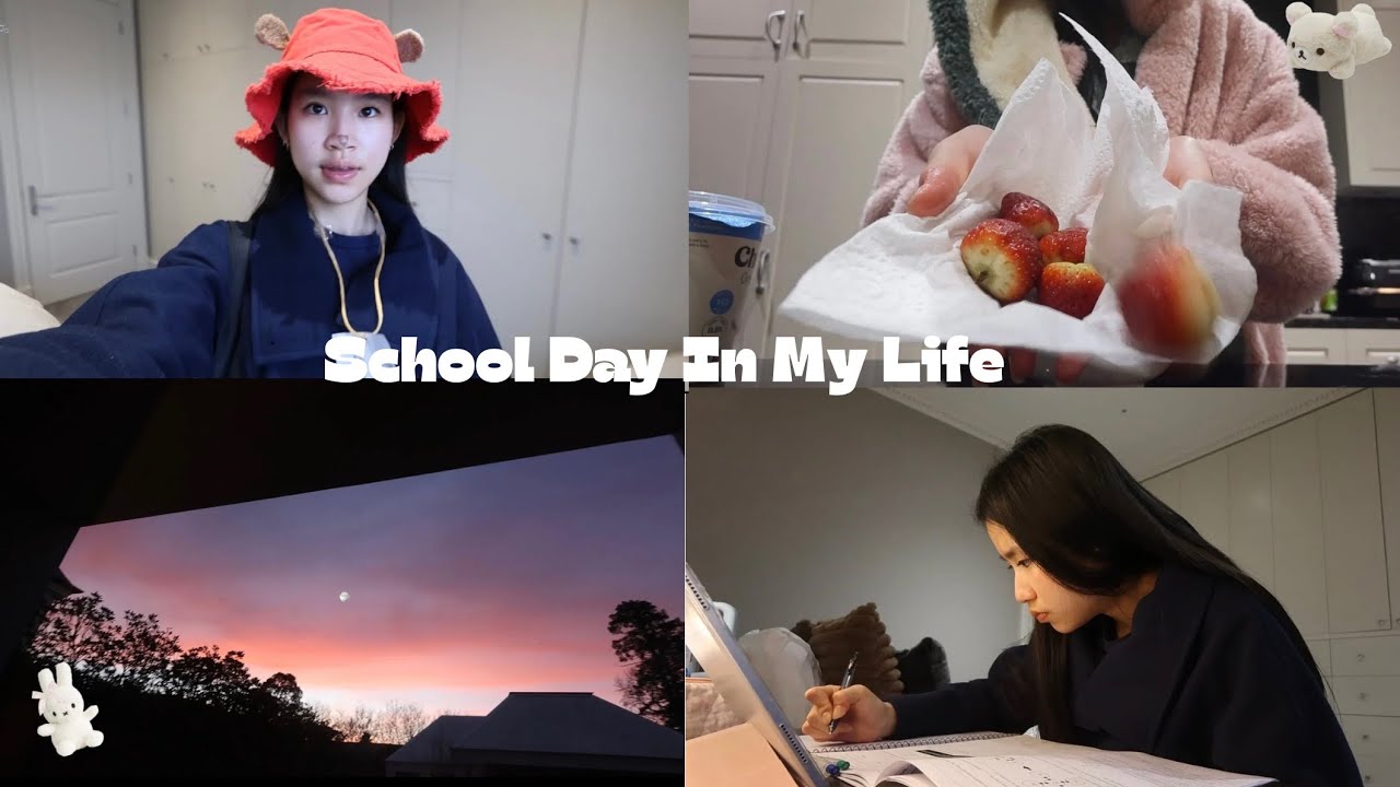 SCHOOL DAY IN MY LIFE AS A HIGH SCHOOL STUDENT 🤍
