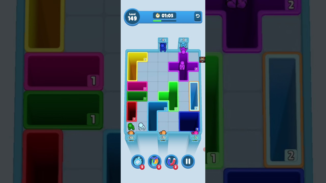 Drop Away Level 149 Solution Walkthrough
