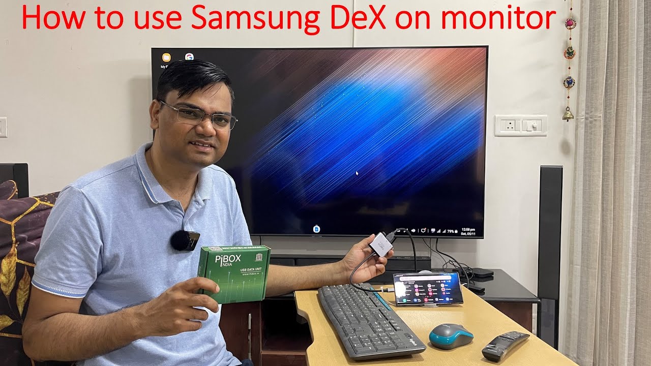 (Hindi) How to use Samsung DeX on Monitor or TV with Galaxy S22 Ultra