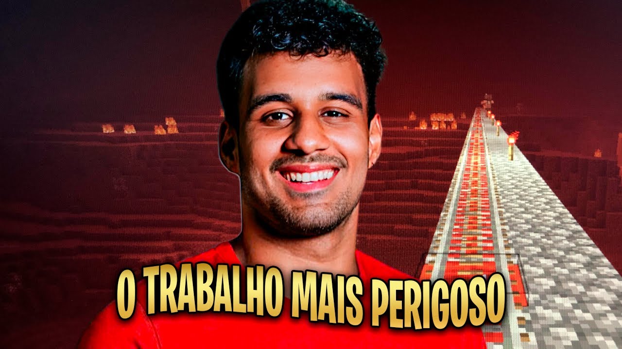 🚨 O TRABALHO MAIS PERIGOSO AT&Eacute; O MOMENTO! EM BUSCA DE ZERAR O MINECRAFT #16