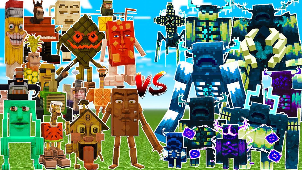 All ITALIAN BRAINROT BOSSES vs ALL WARDENS!