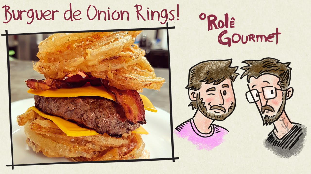 Burguer de Onion Rings da Imunização Racional