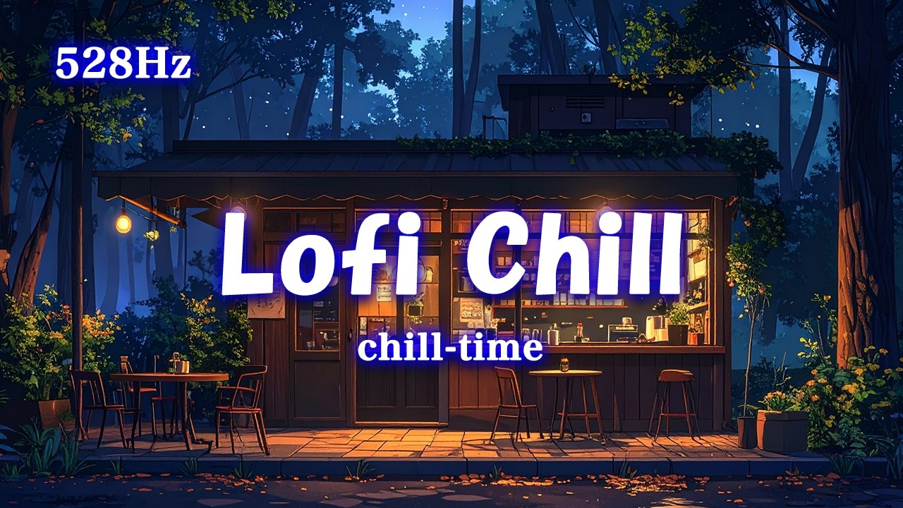 Midnight nostalgia while listening to lo-fi chill & relax music／癒し／心地よい／勉強／集中／睡眠／カフェBGM／作業用BGM／528Hz
