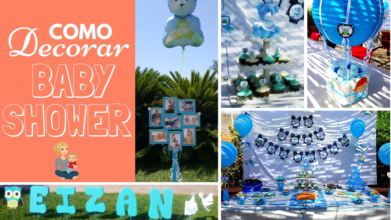 COMO DECORAR BABY SHOWER EXTERIOR - ASÍ NOS QUEDO TODA LA DECORACIÓN DEL BABY SHOWER