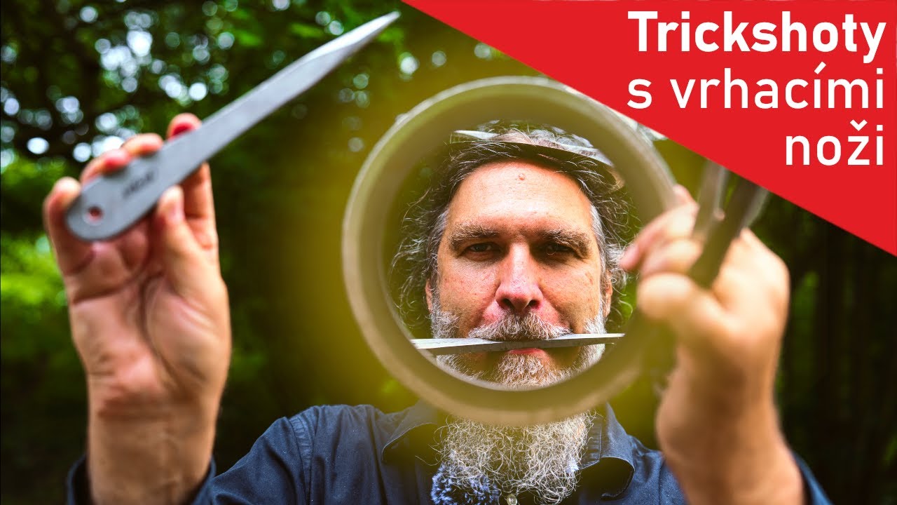 Triky s vrhacími noži. Ohromující přesnost Samuraje