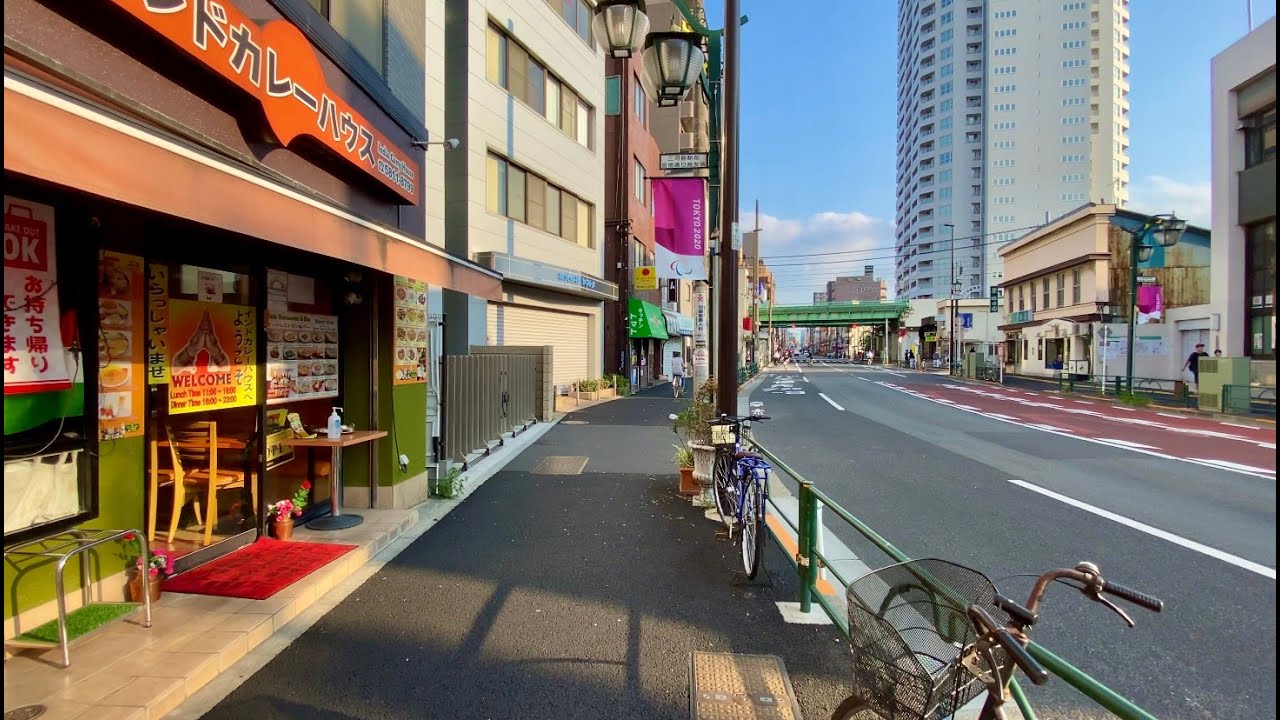 【4K】Walk on Mikawashima-Nippori(三河島-日暮里) in Tokyo(東京)【2020】