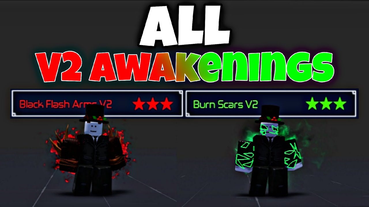 BEST V2 Awakenings Showcase | Jujutsu Infinite Roblox (JJI)