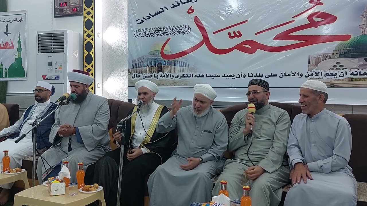 (2)المنشد الشيخ علي حمد الزواي والمنشد الحاج علاء العزاوي والشيخ علي الحربي