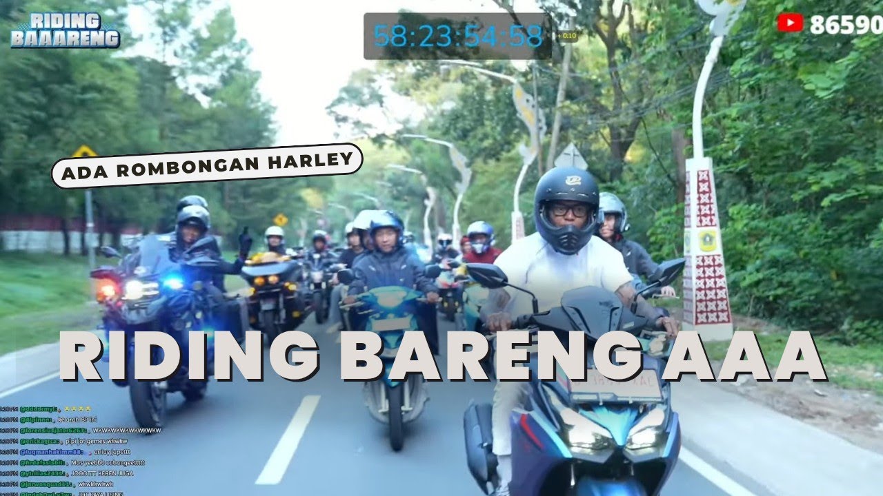 RIDING BARENG AAA SERU BANGET SAMPE YB MAU BELI HARLEY