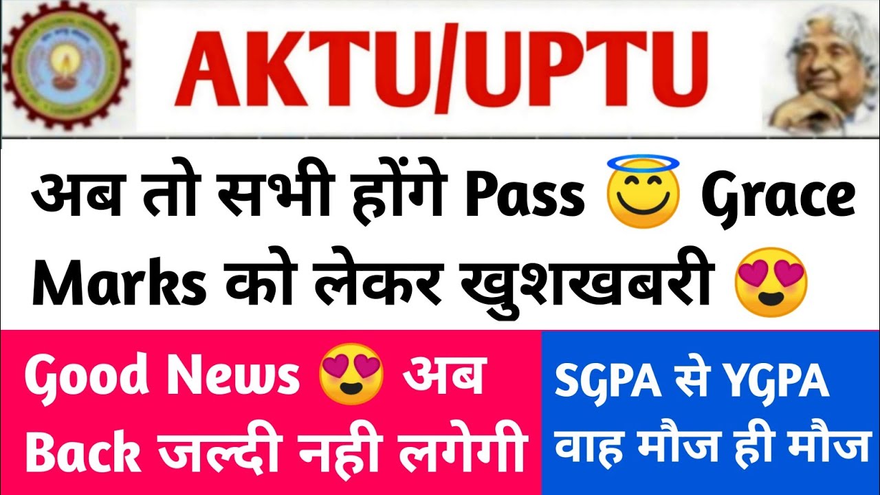 aktu grace rule |aktu grace marks rules 2021 | aktu online exam | aktu latest news | aktu news today