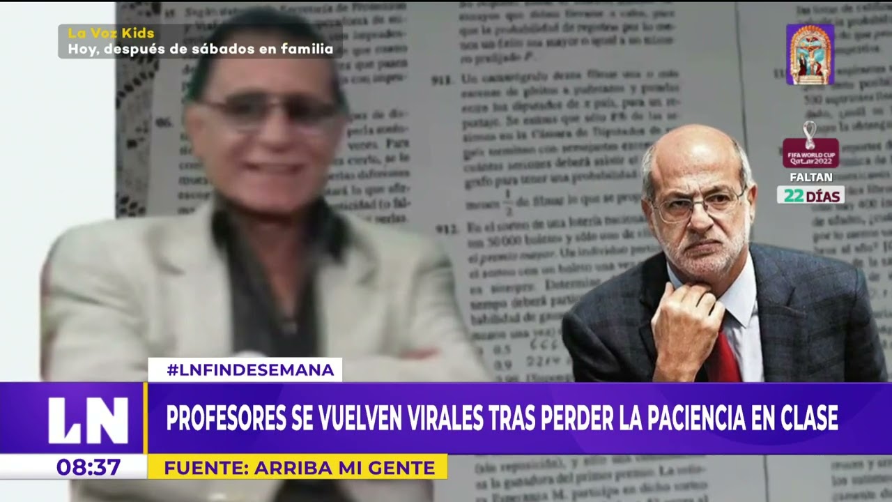 Profesores universitarios se vuelven virales tras perder la paciencia en clase