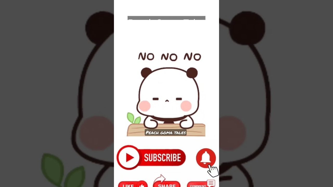 #shorts Peach Goma No no no maine pi nhi hai Cute Bear panda shorts video #YouTubeshorts comedy
