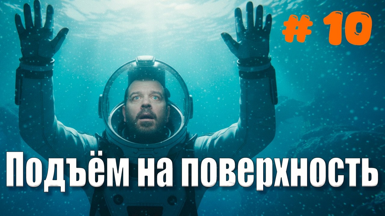 Subnautica Подъём на поверхность и сложный челлендж выживания — часть 10 прохождение 2026