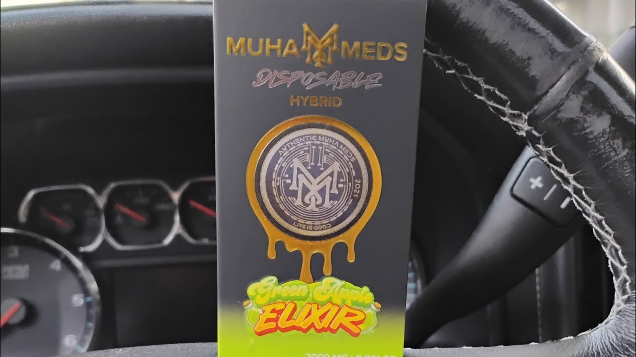 Muha Meds Disposable Green Apple Elixir-Review-🔥🍏💉💨💨