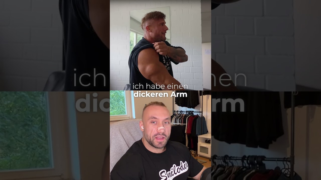 Mein Arm ist dicker!