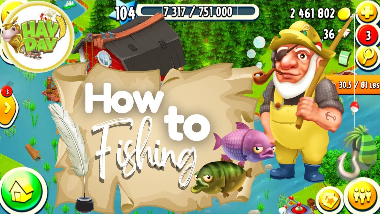 How to Fishing | Fishing Guide - Hay Day |#72