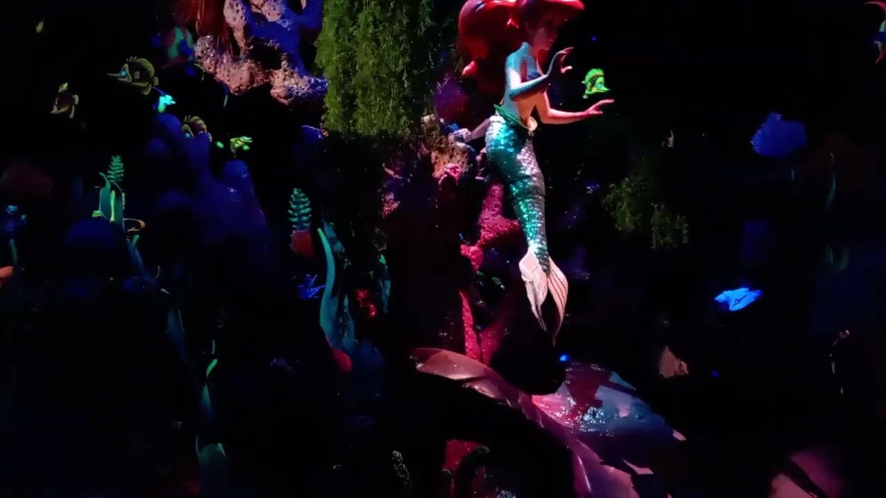 Expectacular Show de la Sirenita en Walk Disney World. Magic. Kingdom. Orlando Florida