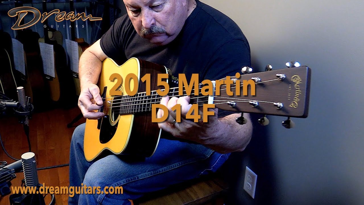 2015 Martin D14F Custom Shop, Guatemalan Rosewood & Adirondack Spruce