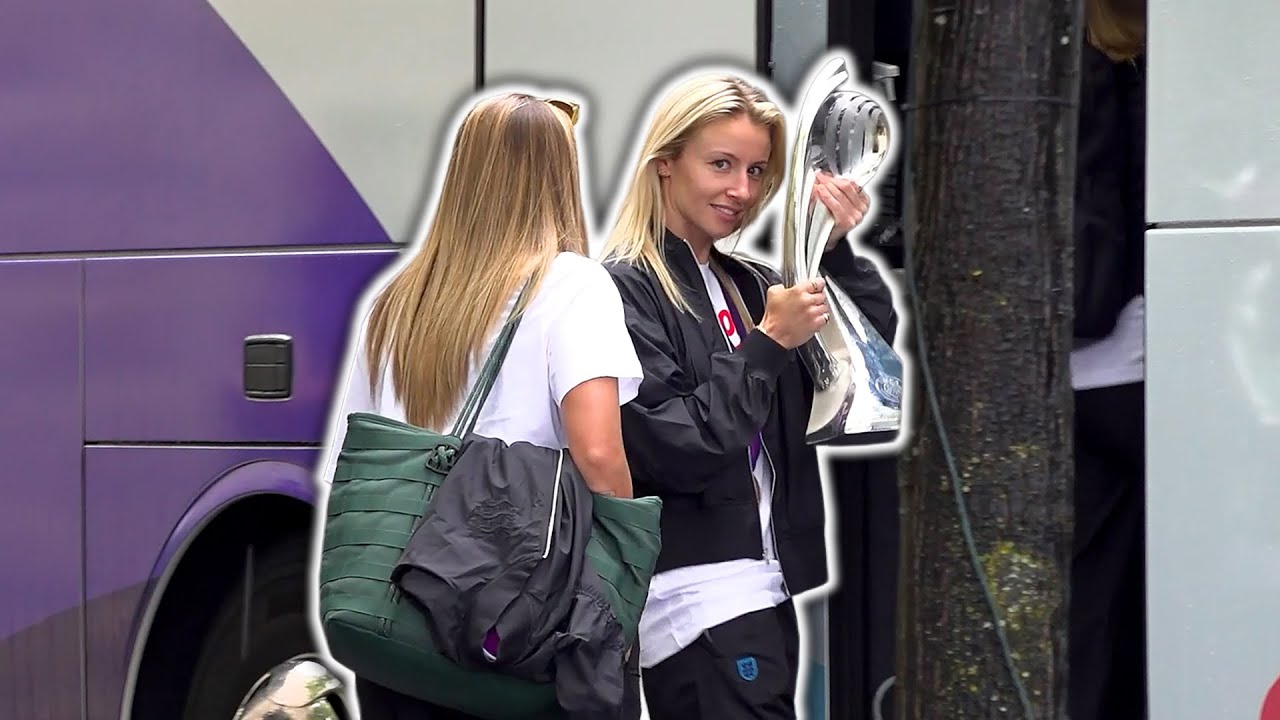 Lionesses depart Zurich following Euro 2025 victory 🦁👑🏆🚌✈️